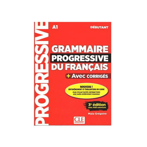 کتاب Grammaire Progressive Du Francais A1 Debutant 3ed