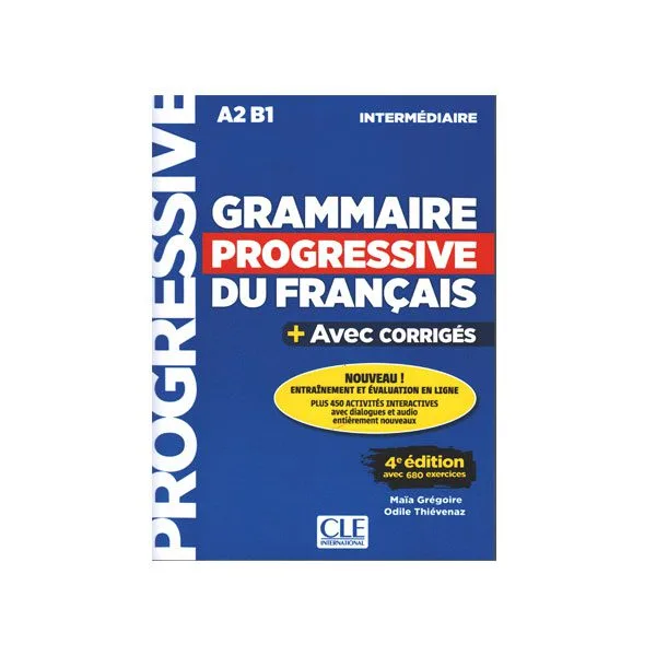 کتاب Grammaire Progressive Du Francais A2B1 Intermediaire 4ed