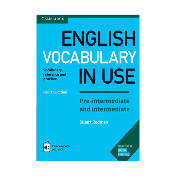 کتاب Vocabulary in Use English Pre-Intermediate & Intermediate ویرایش چهارم
