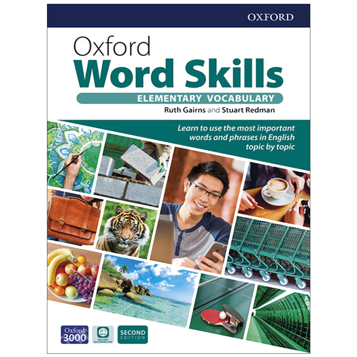 کتاب زبان آکسفورد ورد اسکیلز المنتری ویرایش دوم Oxford Word Skill Elementary 2nd (سایز کوچک با تخفیف 50 درصد با سی دی)