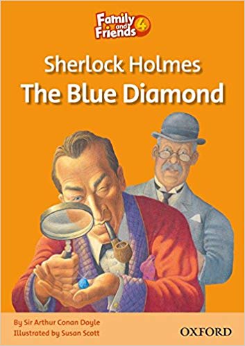 کتاب زبان Family and Friends Readers 4 Sherlock Holmes: The Blue Diamond