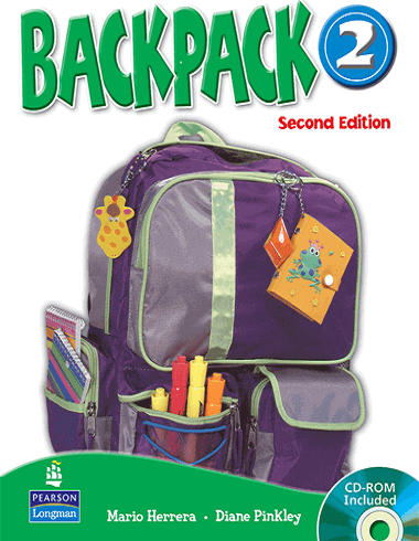 کتاب زبان کودکان بک پک Backpack 2+CD با تخفیف 50% به همراه کتاب دانش آموز و کتاب کار